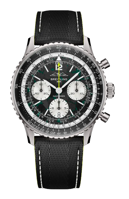 Review Breitling Navitimer B01 Chronograph 43 Aston Martin Aramco Formula One Team Replica Watch EB01381A1B1X1